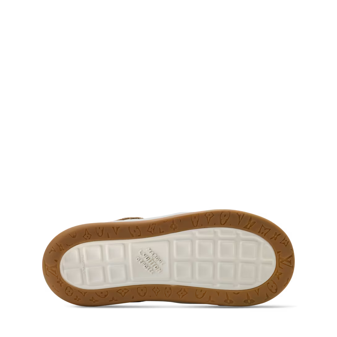 LV Tilted Sneaker Beige Raffia