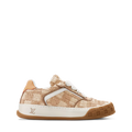 LV Tilted Sneaker Beige Raffia