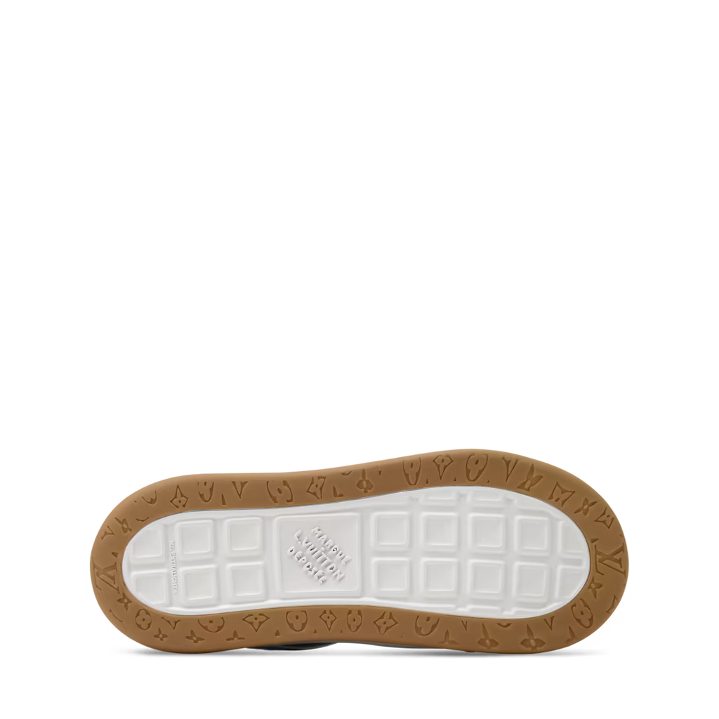 LV Tilted Sneaker Blue Patchwork Denim