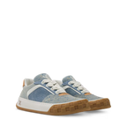 LV Tilted Sneaker Blue Patchwork Denim