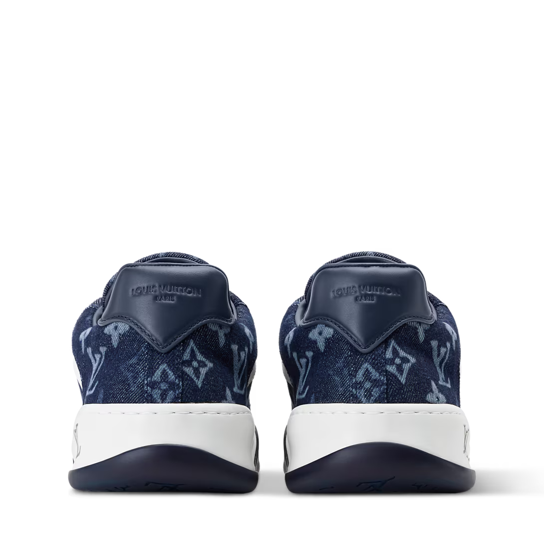 LV Tilted Sneaker Blue Monogram