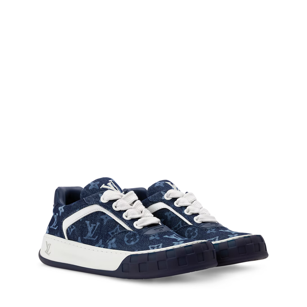 LV Tilted Sneaker Blue Monogram