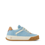 LV Tilted Sneaker Light Blue Suede