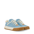 LV Tilted Sneaker Light Blue Suede