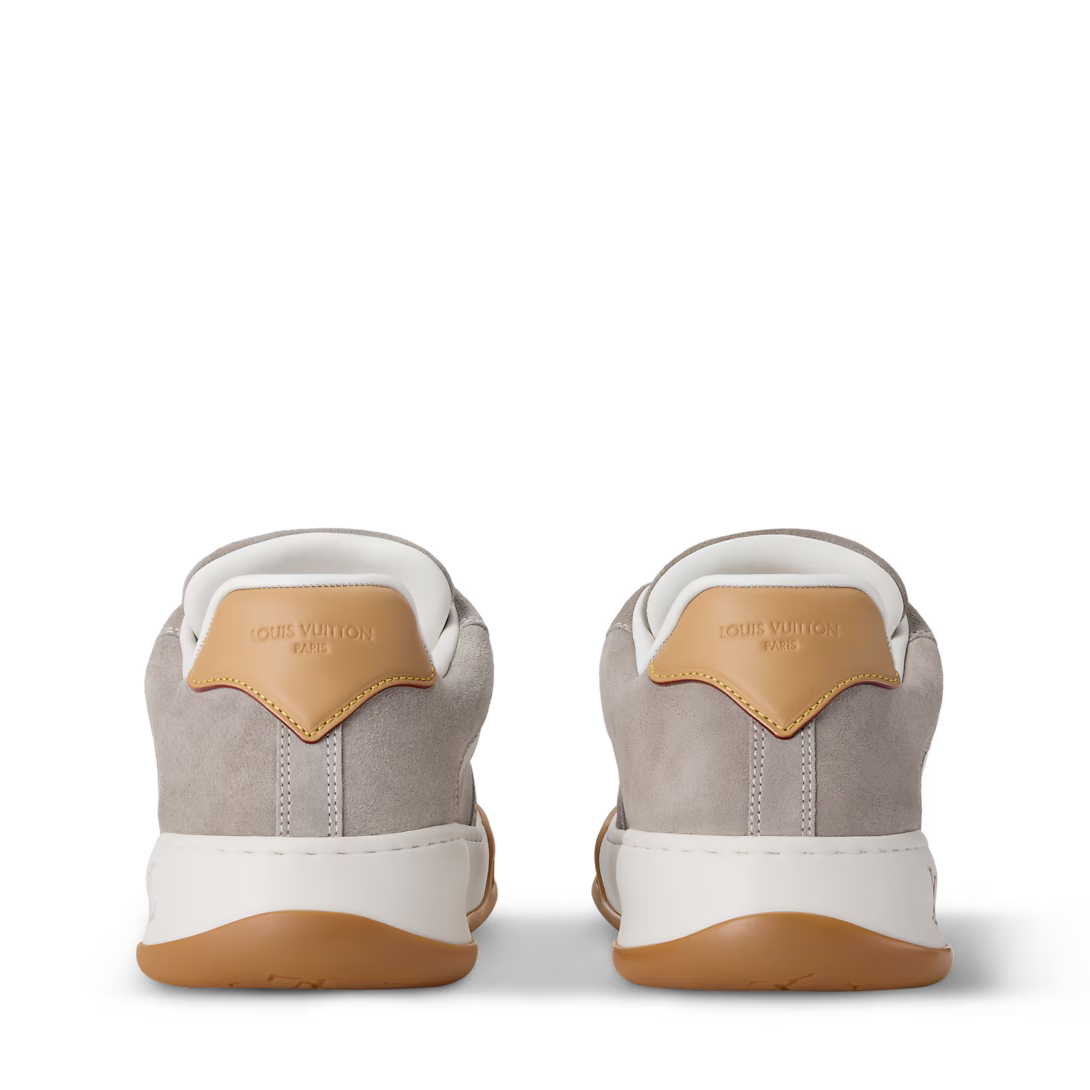 LV Tilted Sneaker Taupe Suede