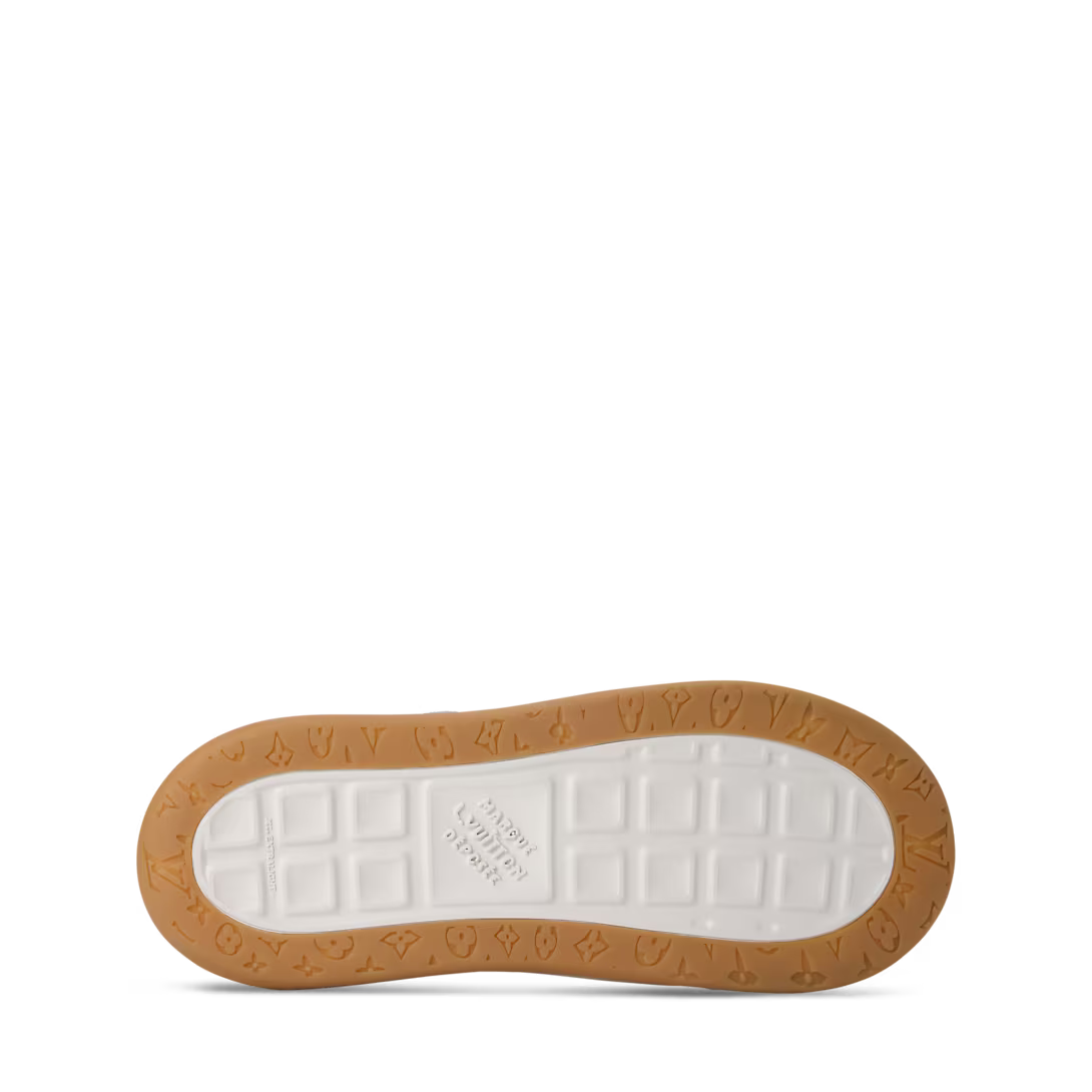 LV Tilted Sneaker Taupe Suede