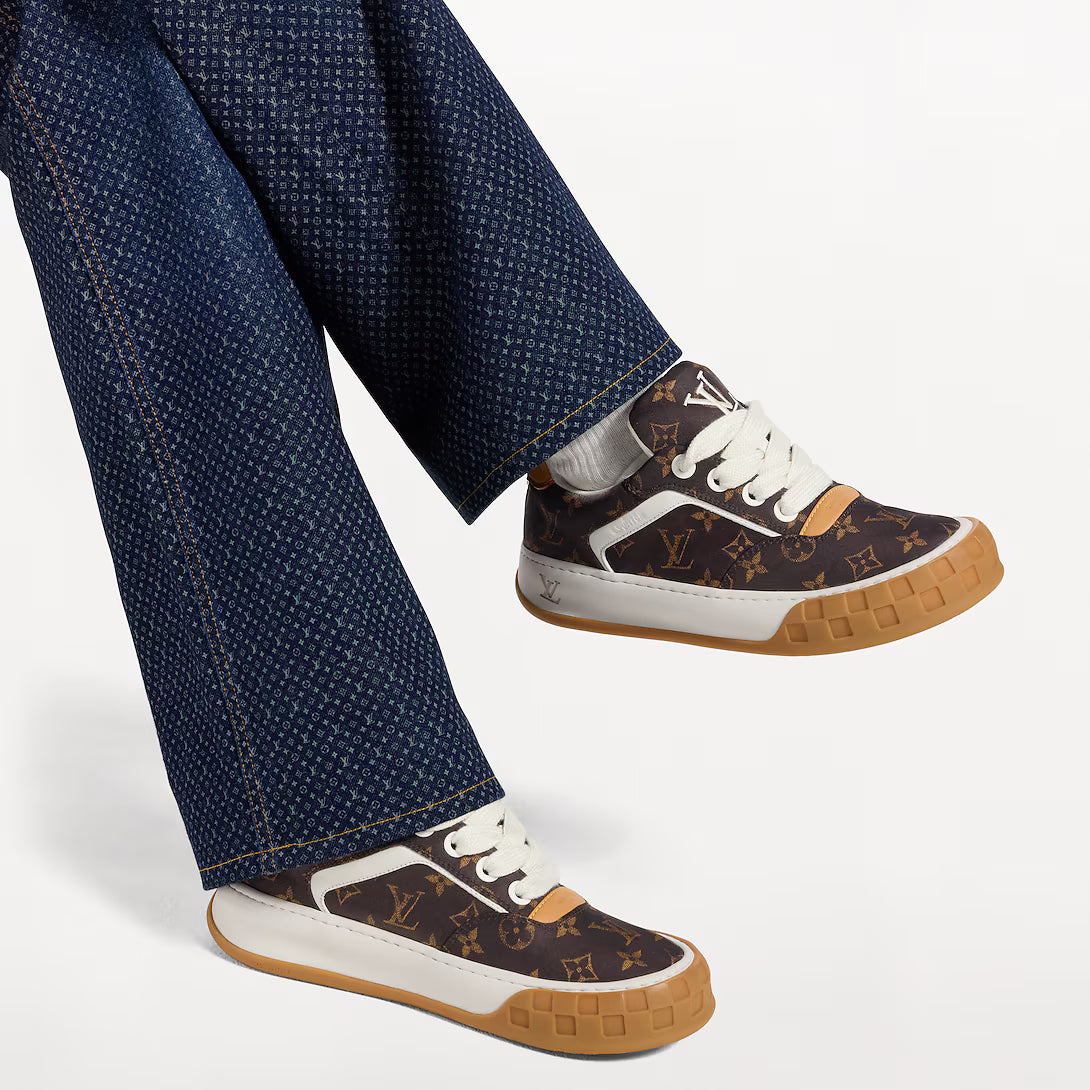 LV Tilted Sneaker Brown Monogram