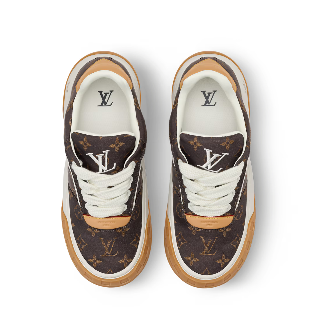 LV Tilted Sneaker Brown Monogram