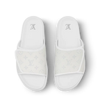 LV Sandals Miami Mule White