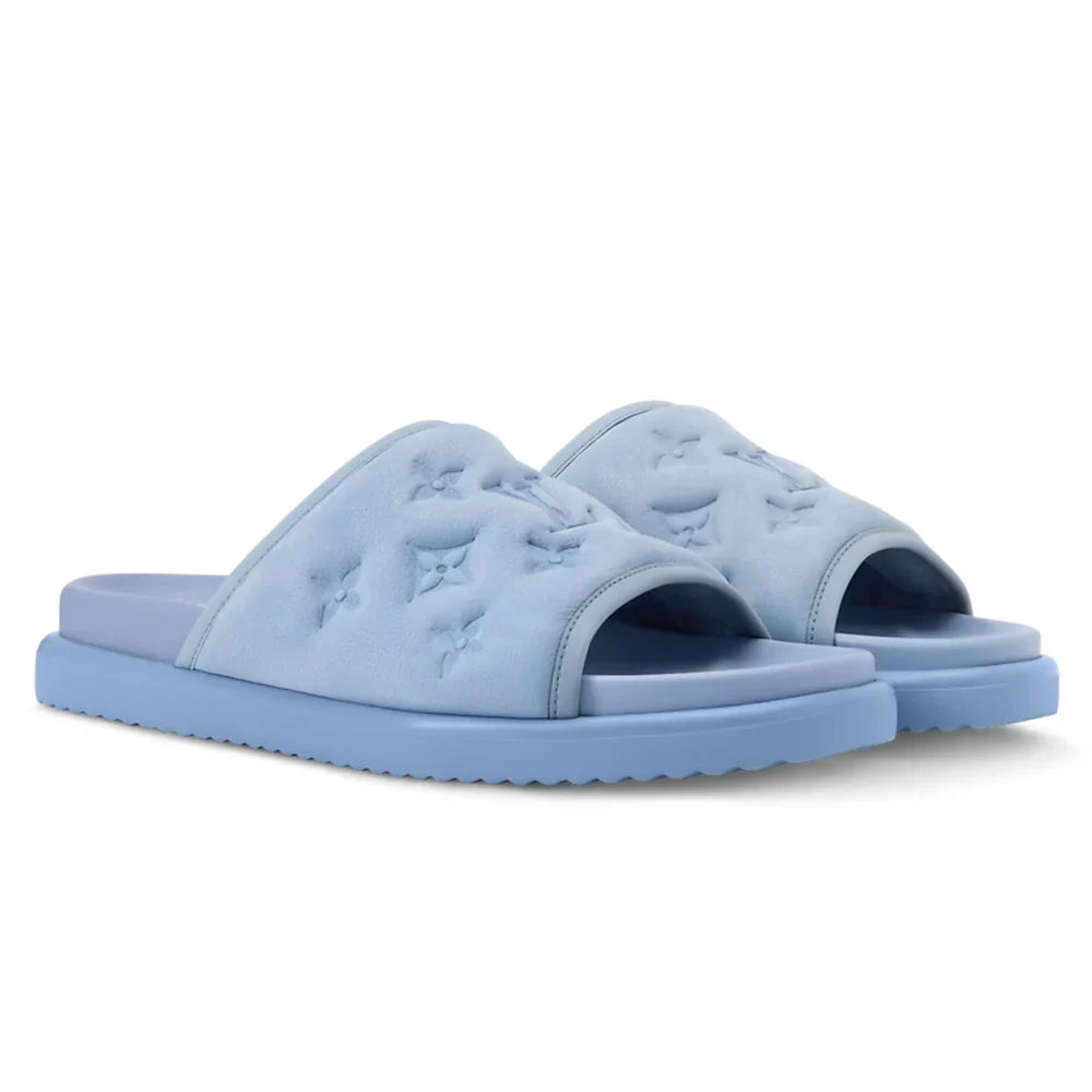 LV Sandals Miami Mule Blue