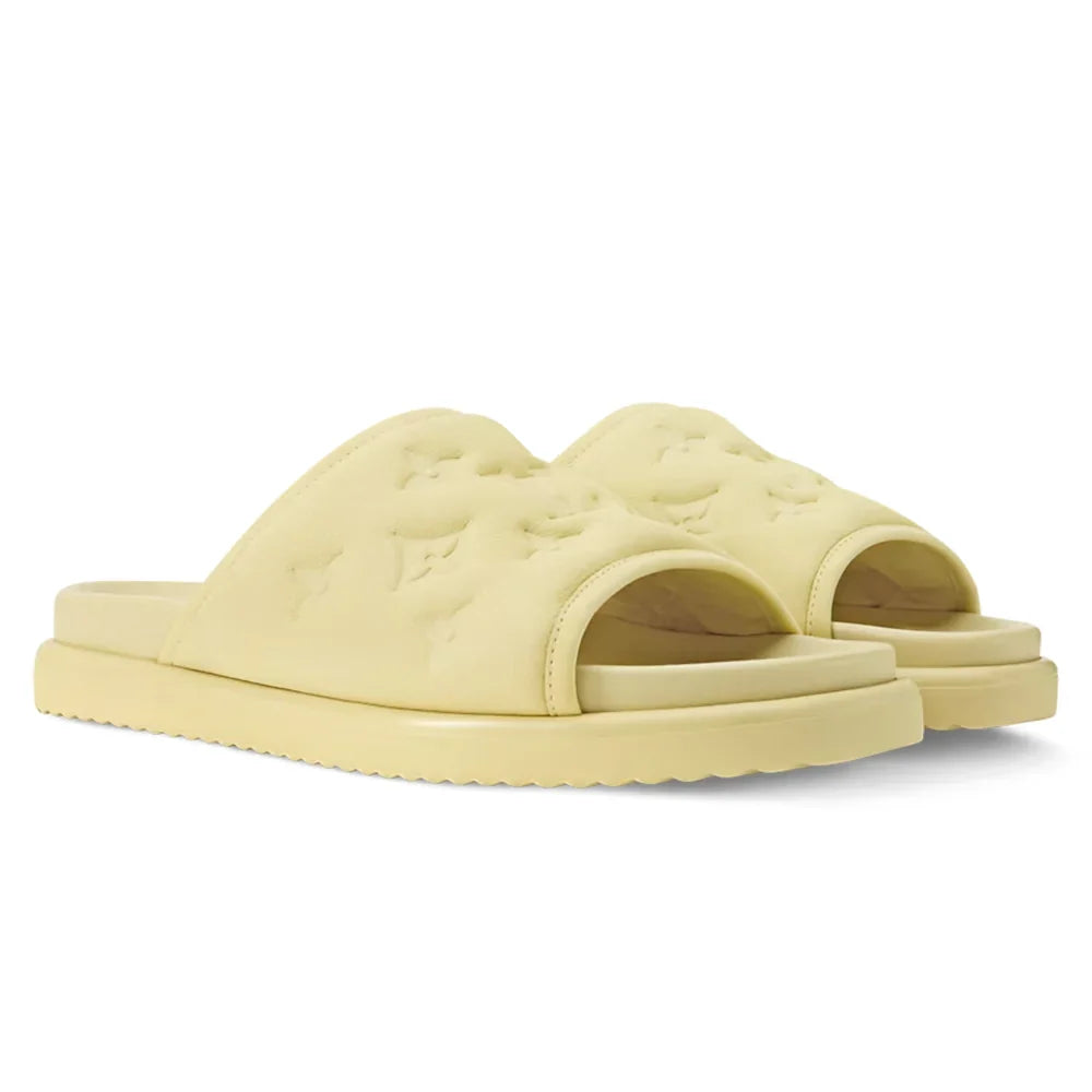 LV Sandals Miami Mule Yellow