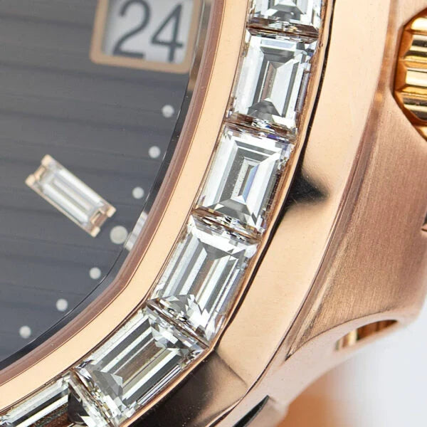 Nautilus Rose Gold Diamond Bezel 5723/1R-010