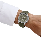 Aquanaut 42mm 5968G-010 Chronograph White Gold Khaki Green Dial