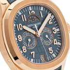 Aquanaut Luce 40mm 5261R-001 Annual Calendar Moon Phases Rose Gold Blue-Gray Dial