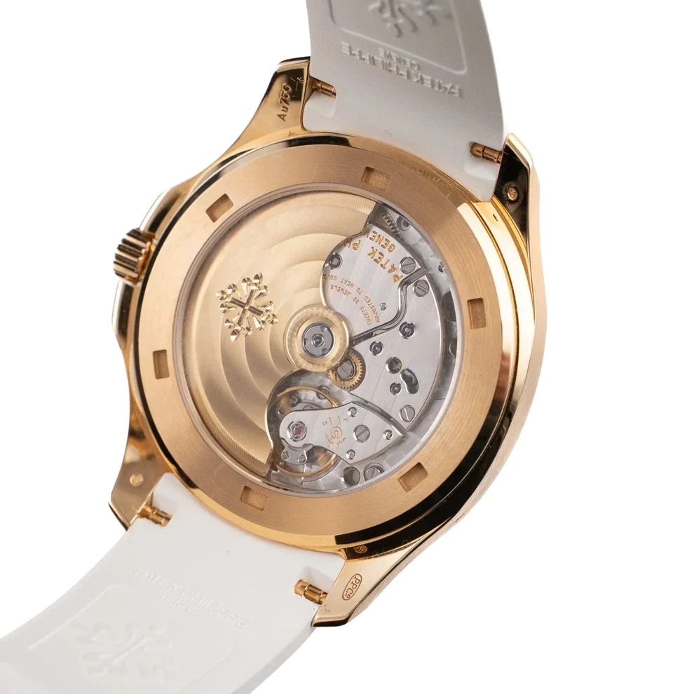 Aquanaut Luce 39mm 5268/200R-001 Rose Gold White Dial Diamond Bezel