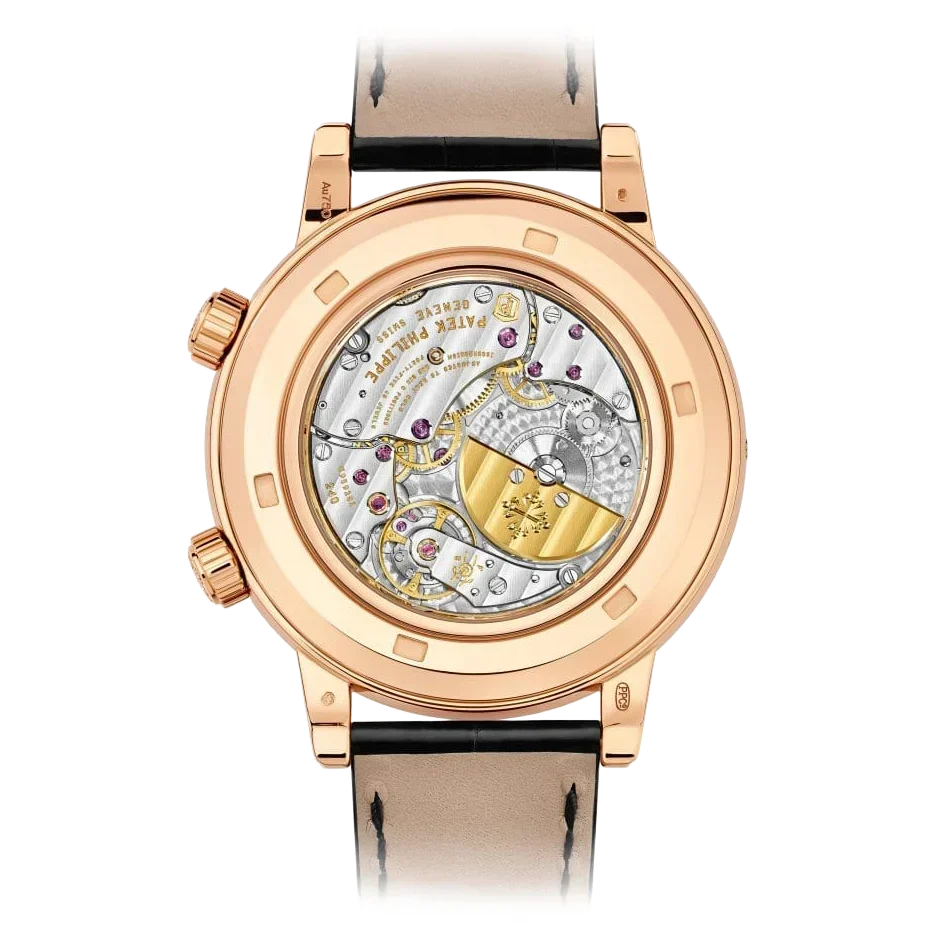 Celestial Grand Complications 44mm 6104R-001 Rose Gold Diamond Bezel Black Dial