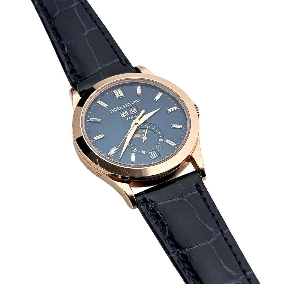 Complications 39mm 5396R-015 Annual Calendar Rose Gold Blue Dial