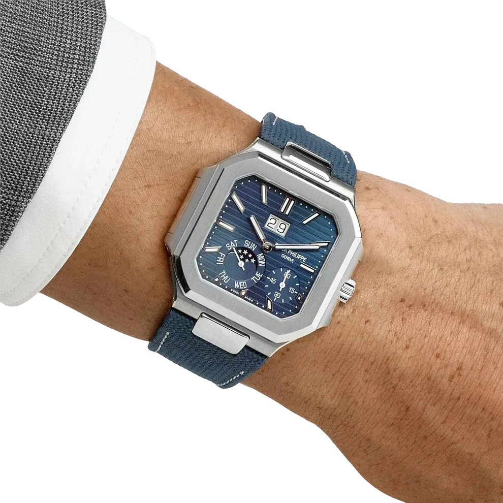 Cubitus 45mm 5822P-001 Platinum Blue Dial Moon Phase