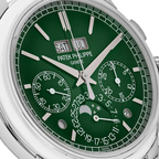 Grand Complications 41mm 5270P-014 Perpetual Calendar Chronograph Platinum Green Dial