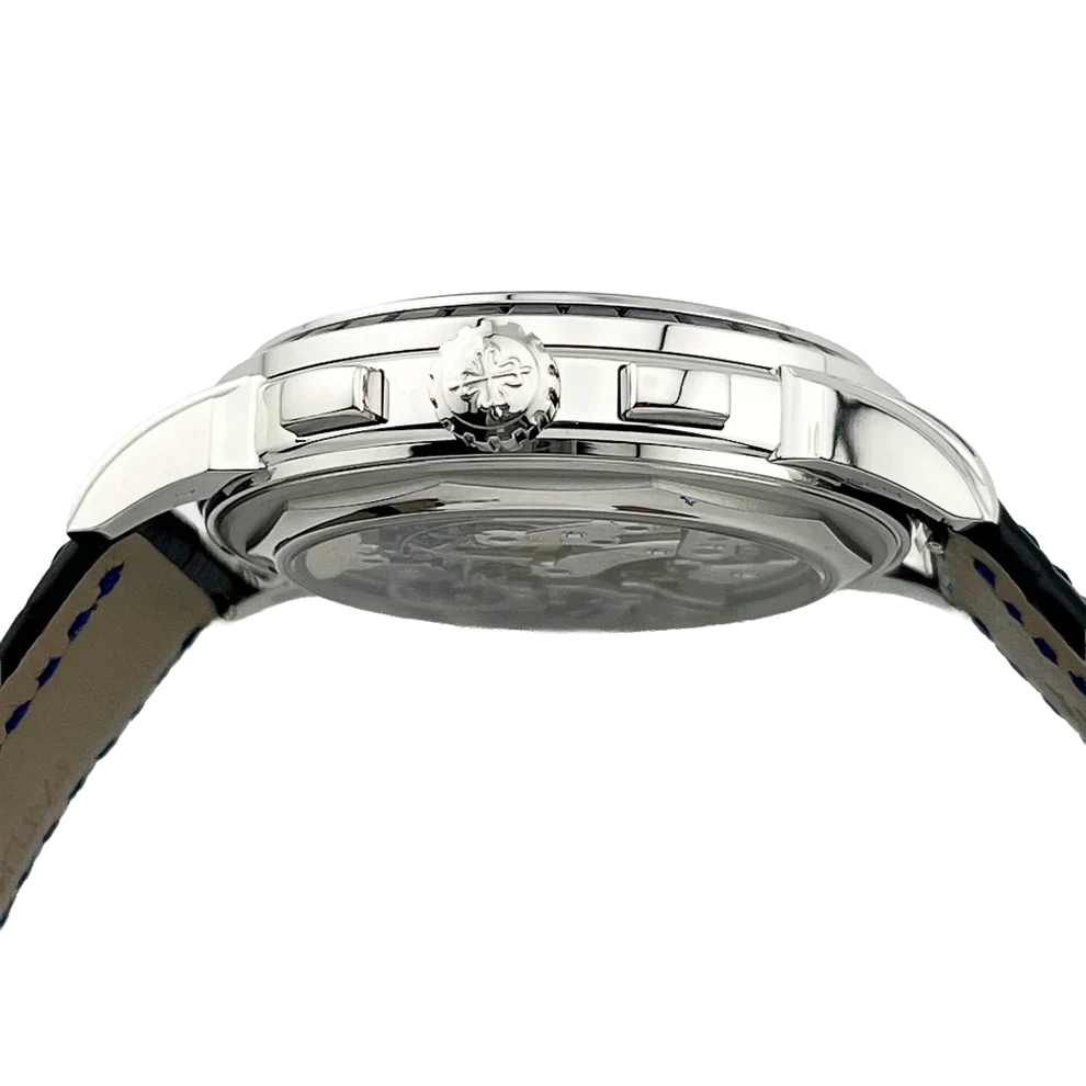 Grand Complications 41mm 5271/11P-010 Perpetual Calendar Chronograph Platinum Baguette Sapphires