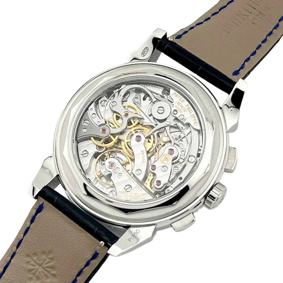 Grand Complications 41mm 5271/11P-010 Perpetual Calendar Chronograph Platinum Baguette Sapphires
