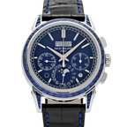 Grand Complications 41mm 5271/11P-010 Perpetual Calendar Chronograph Platinum Baguette Sapphires