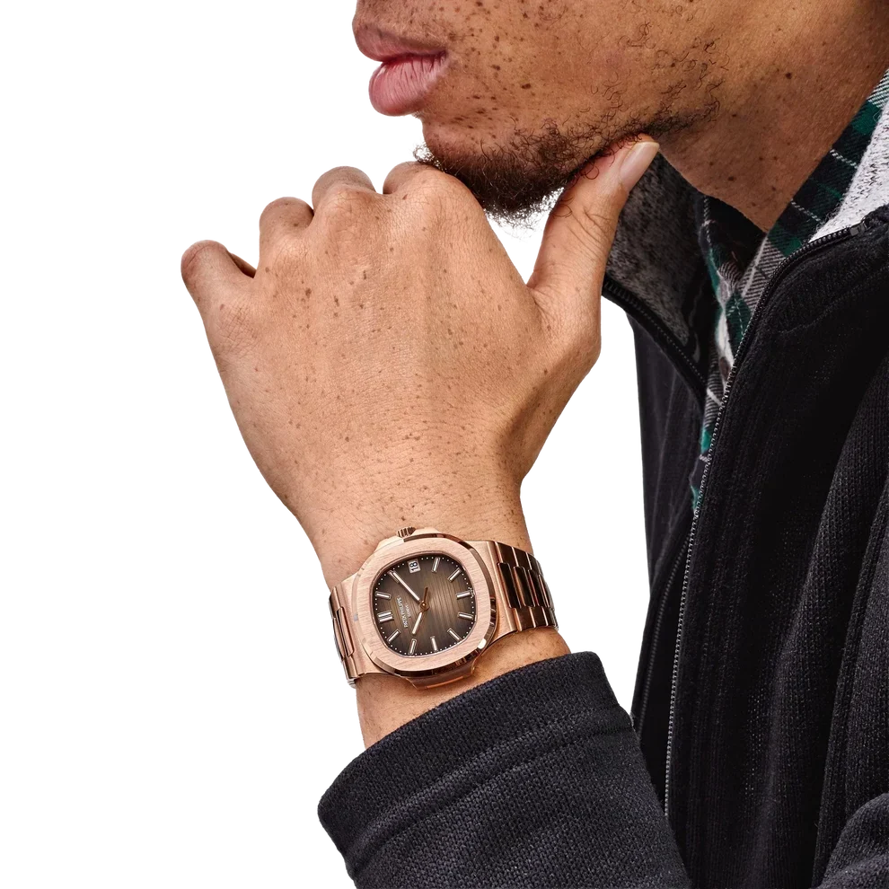 Nautilus 40mm 5711/1R-001 Rose Gold Brown Dial