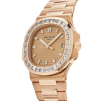 Nautilus 40mm 5723/1R-001 Rose Gold Rose-Gilt Dial Baguette Diamond Bezel