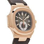 Nautilus 40mm 5980R-001 Chronograph Rose Gold Brown Dial
