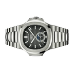 Nautilus 40mm 5726/1A-001 Annual Calendar Moon Phases Stainless Steel Gray Dial