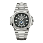 Nautilus 40mm 5726/1A-001 Annual Calendar Moon Phases Stainless Steel Gray Dial