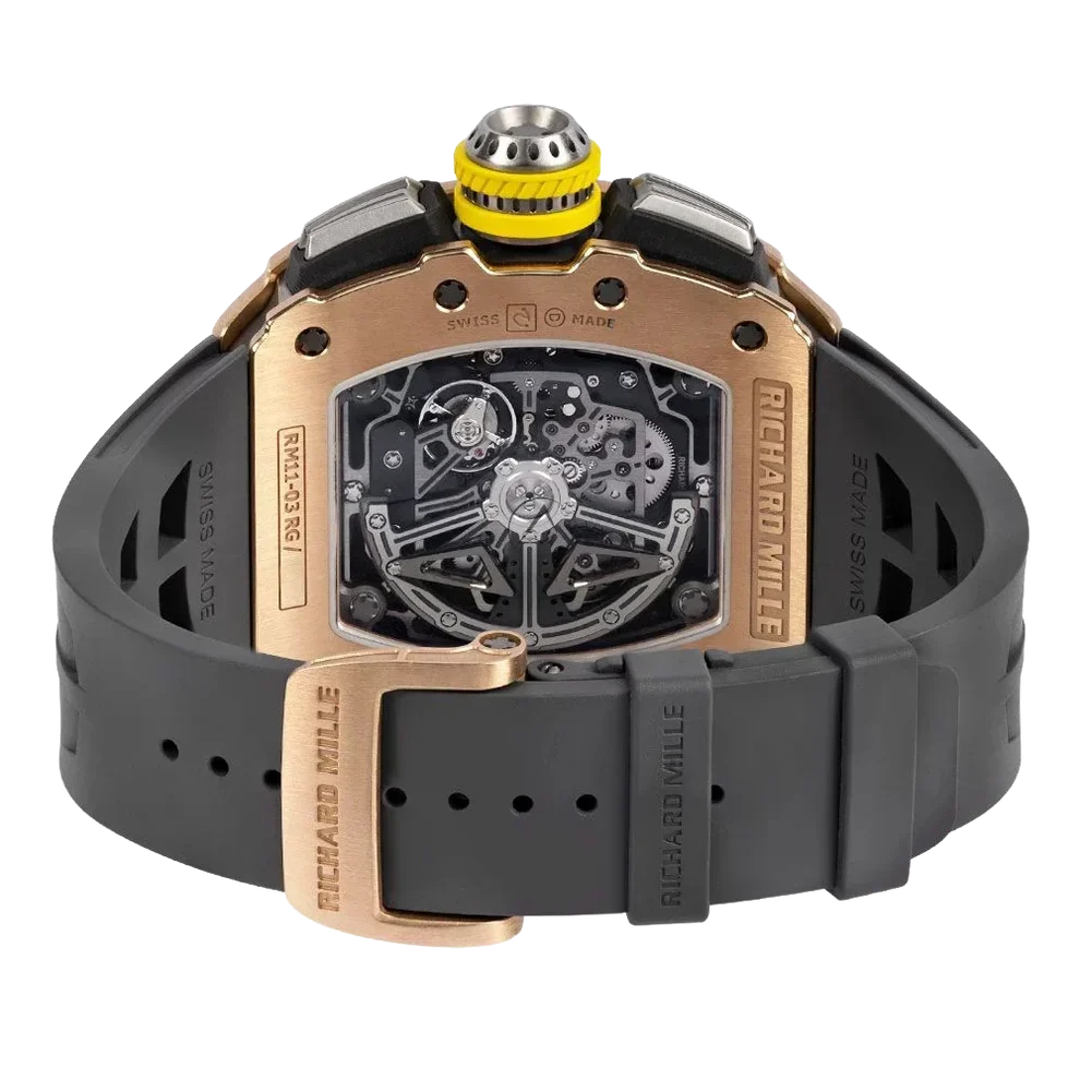 RM 11-03 Rose Gold & Titanium, Skeleton Dial, 50 mm