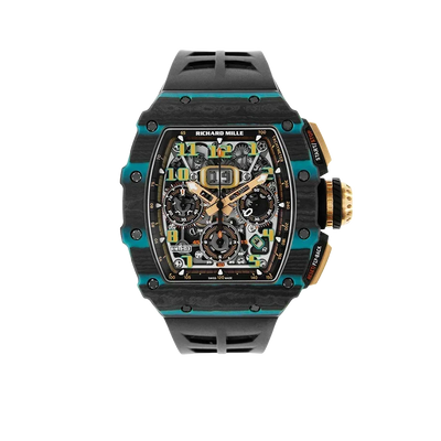 RM 11-03 Turquoise Quartz TPT, Ultimate Edition, Skeleton Dial, 50 mm