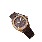 Aquanaut Luce 39mm 5268/200R-010 Rose Gold Taupe Brown Dial Diamond Bezel